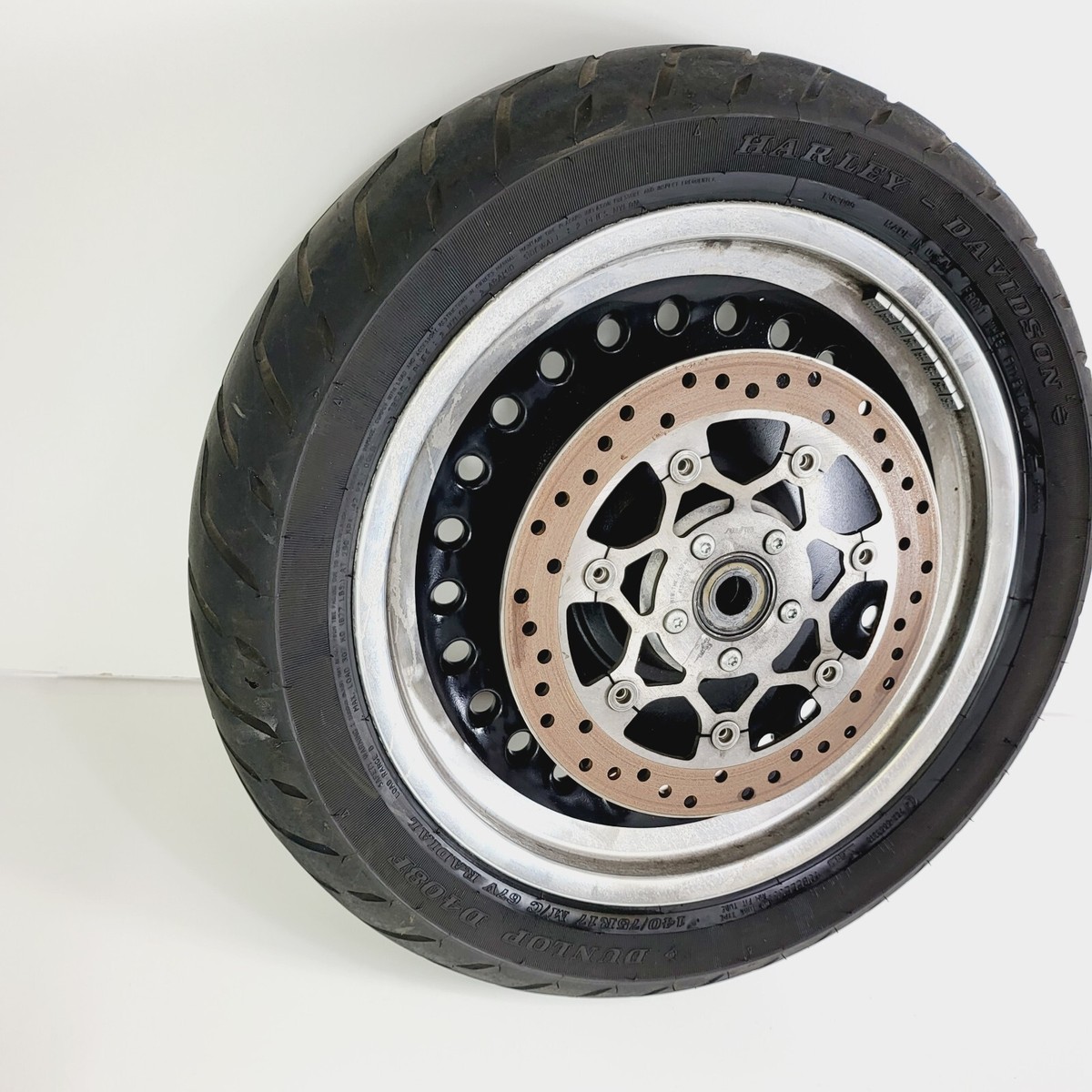 2008-2017 Harley-Davidson Softail Fatboy Black Front Wheel