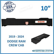 2019-2024 Dodge Ram Crew Cab Truck Sub Box 10" Dual Sealed Subwoofer Enclosure