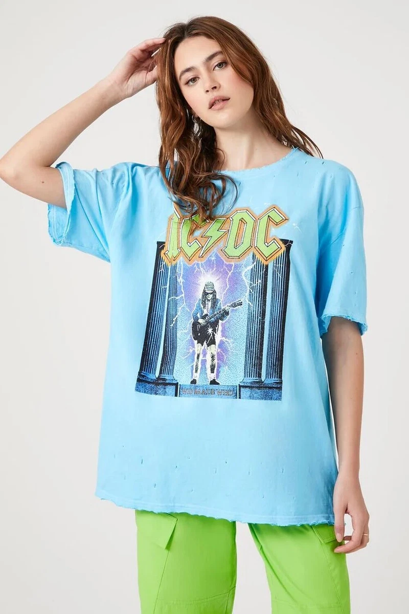 oversized distressed t shirt