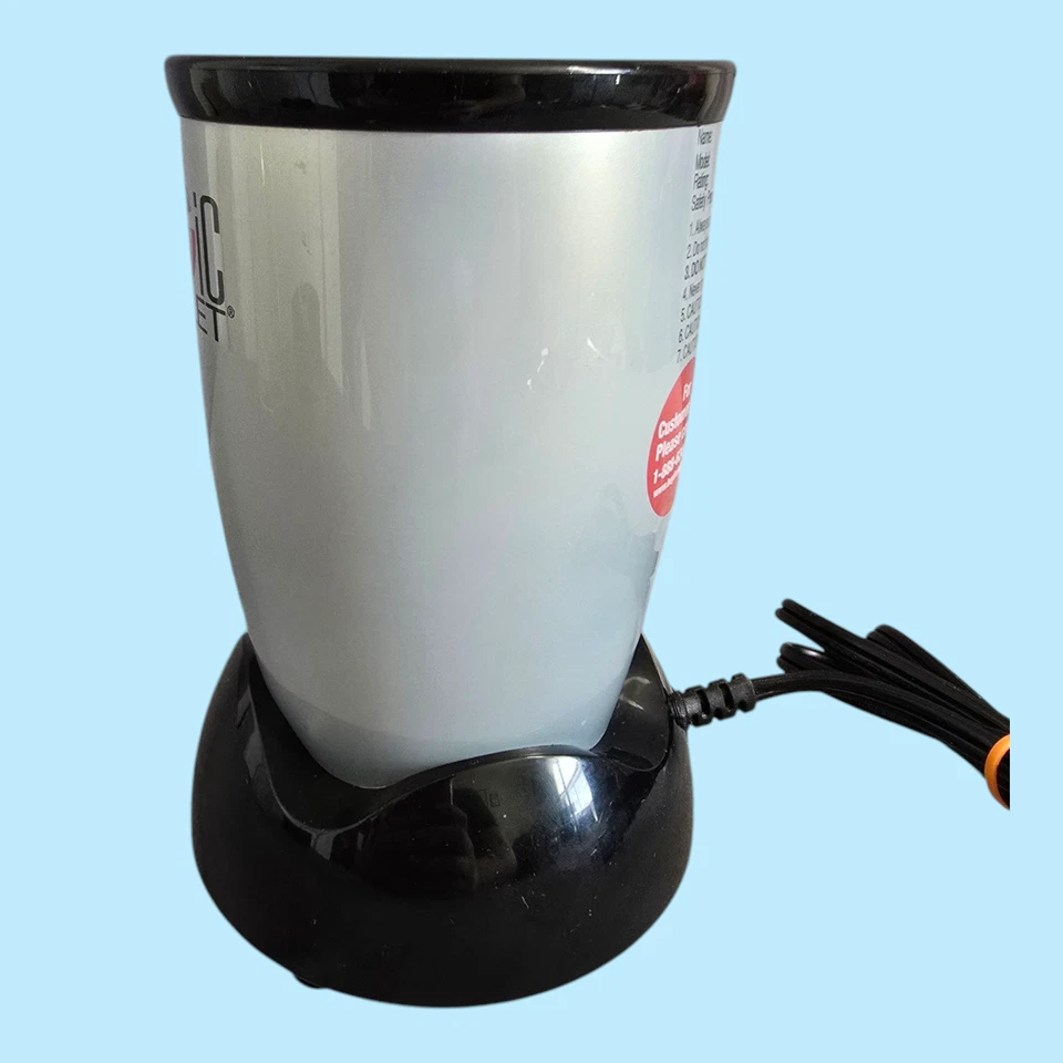 TESTED & WORKS! Magic Bullet 3 Piece Set Model MB-1001 Base, 16 oz Cup, Blade - Image 4 of 4