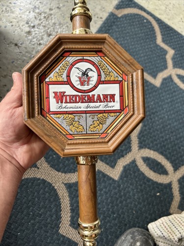 1979 Wiedemann Beer Advertising Sign Plastic Heileman Brewing Co. Bar Mancave - Picture 11 of 12
