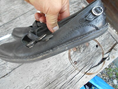 Chaussures Kickers Noires Taille 37 - Cuir, Occasion Très Bon état, Style à Enfiler