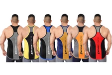 Lot Men Bodybuilding Gym Stringer Vest Athletic Training Tank Top Racer Back