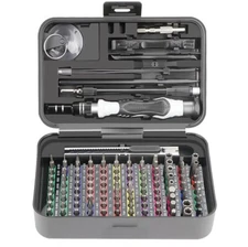 Precision Screwdriver Set with 108 Bits, 132 in 1 Small Screw Driver Set, Min...