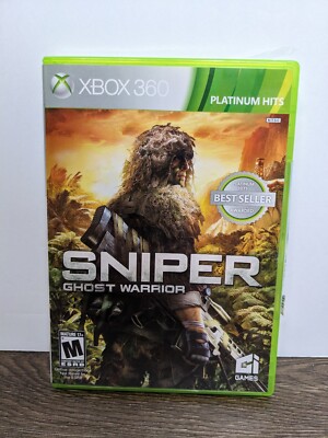 Sniper: Ghost Warrior (Microsoft Xbox 360, 2010) Shooter Complete Tested CIB 