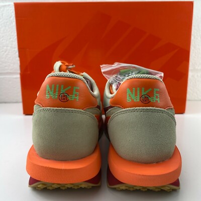 Nike LD Waffle | sacai CLOT Kiss of Death Net Orange Blaze