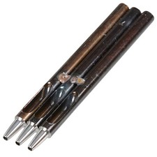 Craft Sha Leathercraft Triple Hole Leather Strap Lacing Round Punch 1.5mm-2.4mm