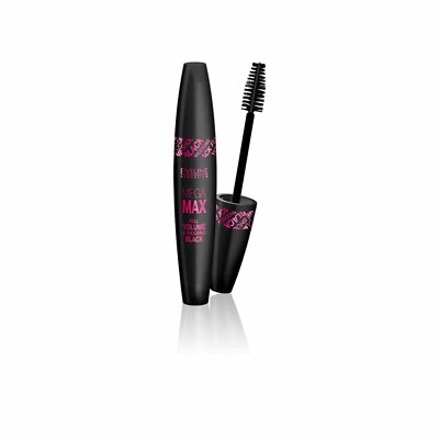 Eveline Cosmetics Mega Max Full Volume and Shocking Black Mascara