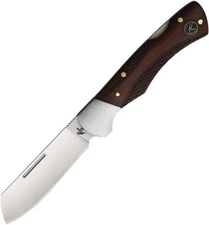 Roper Knives Klondike Lockback Brown Wood Folding D2 Pocket Knife 0038