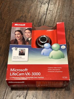 Microsoft LifeCam VX-3000 Web Cam. New