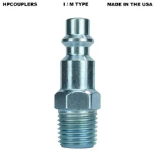 1/4" NPT Pneumatic Air Compressor Hose Male Quick Connect Fitting Coupler Plug
