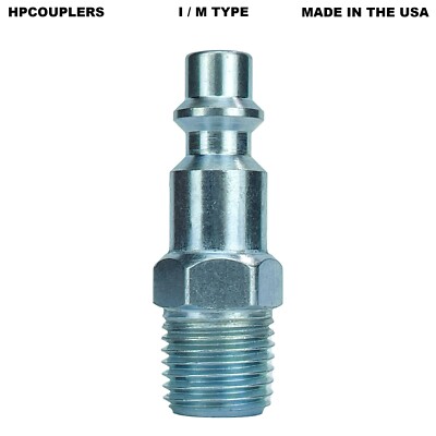 1/4'' NPT Pneumatic Air Compressor Hose Male Quick Connect Fitting Coupler Plug