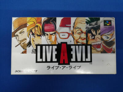[Boxed] SQUARESOFT LIVE A LIVE Nintendo Super Famicom SFC Software from Japan