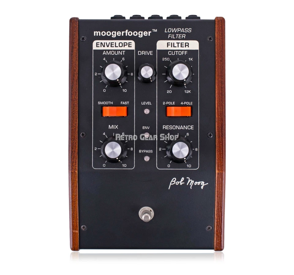 Moog Moogerfooger MF-101 Lowpass Filter Effect Pedal Big Briar signed vintage - Image 2 of 4