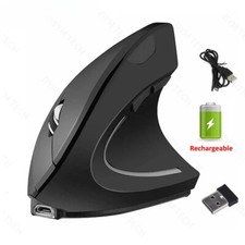 Vertical Gaming Mouse Wireless Rechargeable Gamer Mause Kit Optical 2.4G Mouse