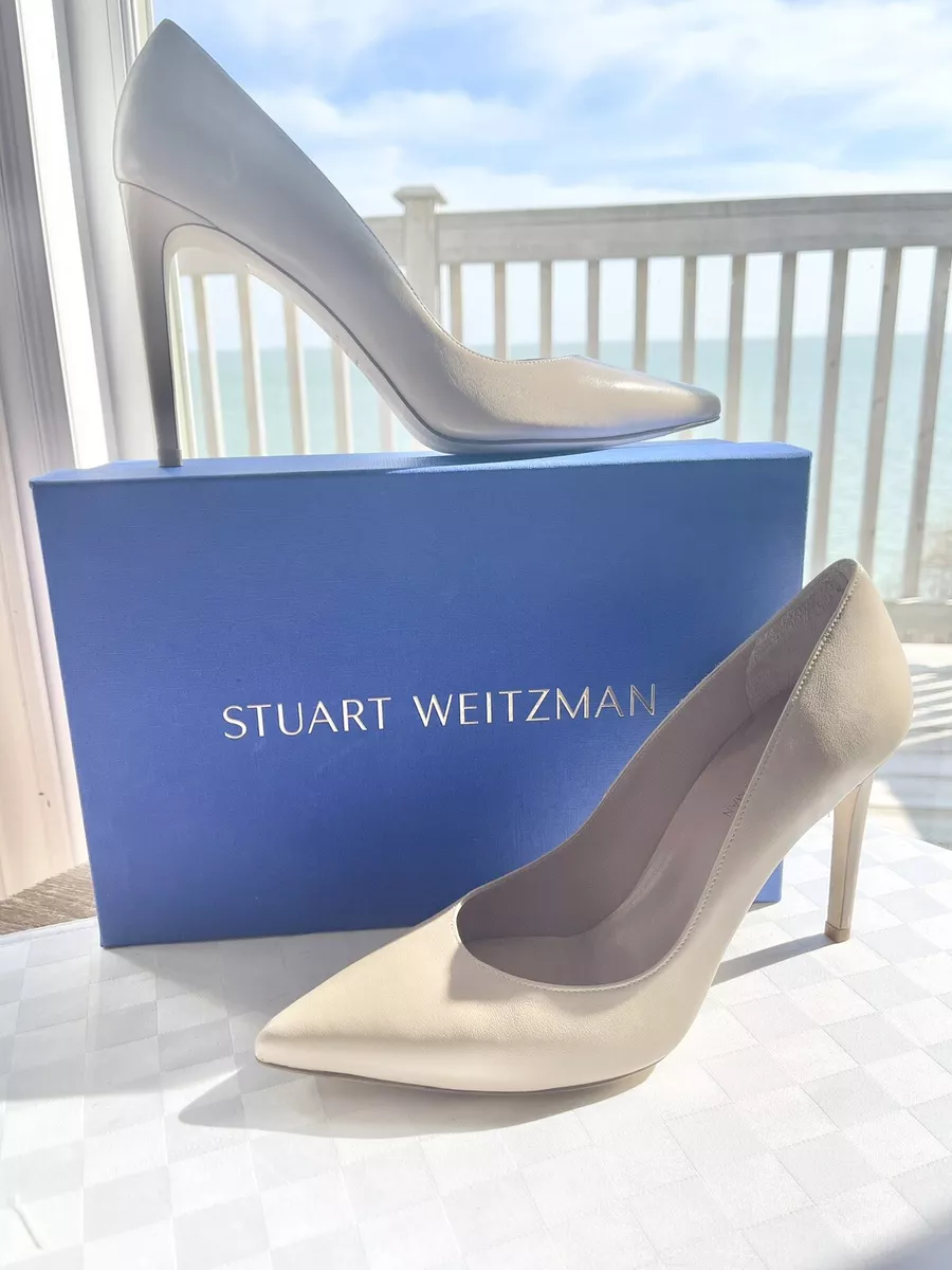 Stuart weitzman royal leather stiletto sale pump