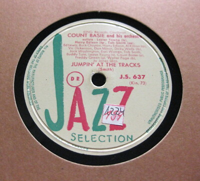 COUNT BASIE Jumpin' At The Tracks / TAB SMITH Morning Blues JAZZ SELECTION (477)