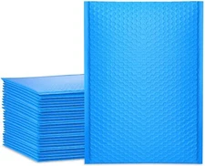 Blue Poly Bubble Padded Shipping Mailers #000 #00 #0 #CD #1 #2 #3 #4 #5 #6 #7