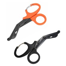 EMT Utility Scissors 18cm Titanium Platic hook handle Trauma First Aid Shear