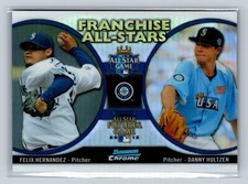 2012 Bowman Chrome #FAS-HH Felix Hernandez / Danny Hultzen Franchise All-Stars