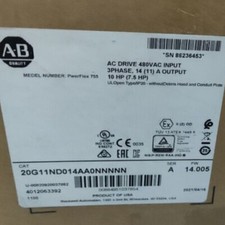 NEW AB 20G11ND014AA0NNNNN PowerFlex 755 AC Free Fast Ship US Free Tax