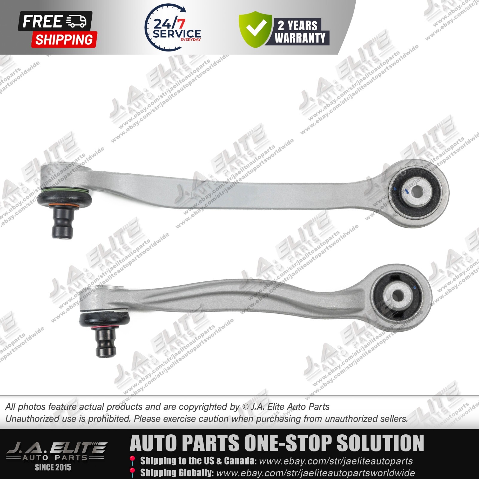 2pcs Front Left Upper Control Arm Kit fit Bentley Continental & Flying Spur