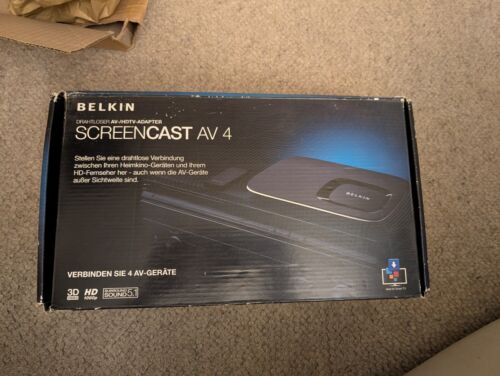 Belkin Screencast AV 4 Wireless AV-To-HDTV Adapter Connect 4 AV 4 SEEDESCRIPTION