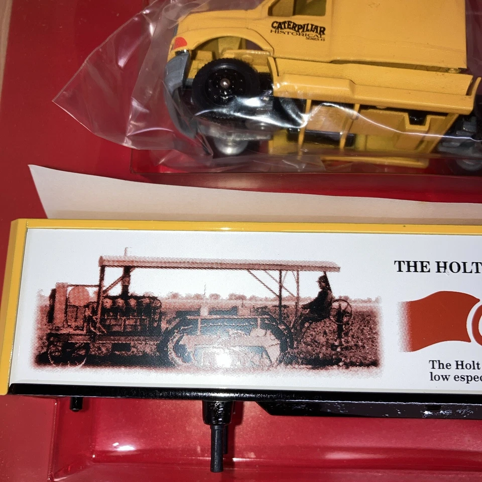 Remolque semirremolque Winross Caterpillar CAT Historical Series #3 con caja en forma de nueva Foto 4 de 4