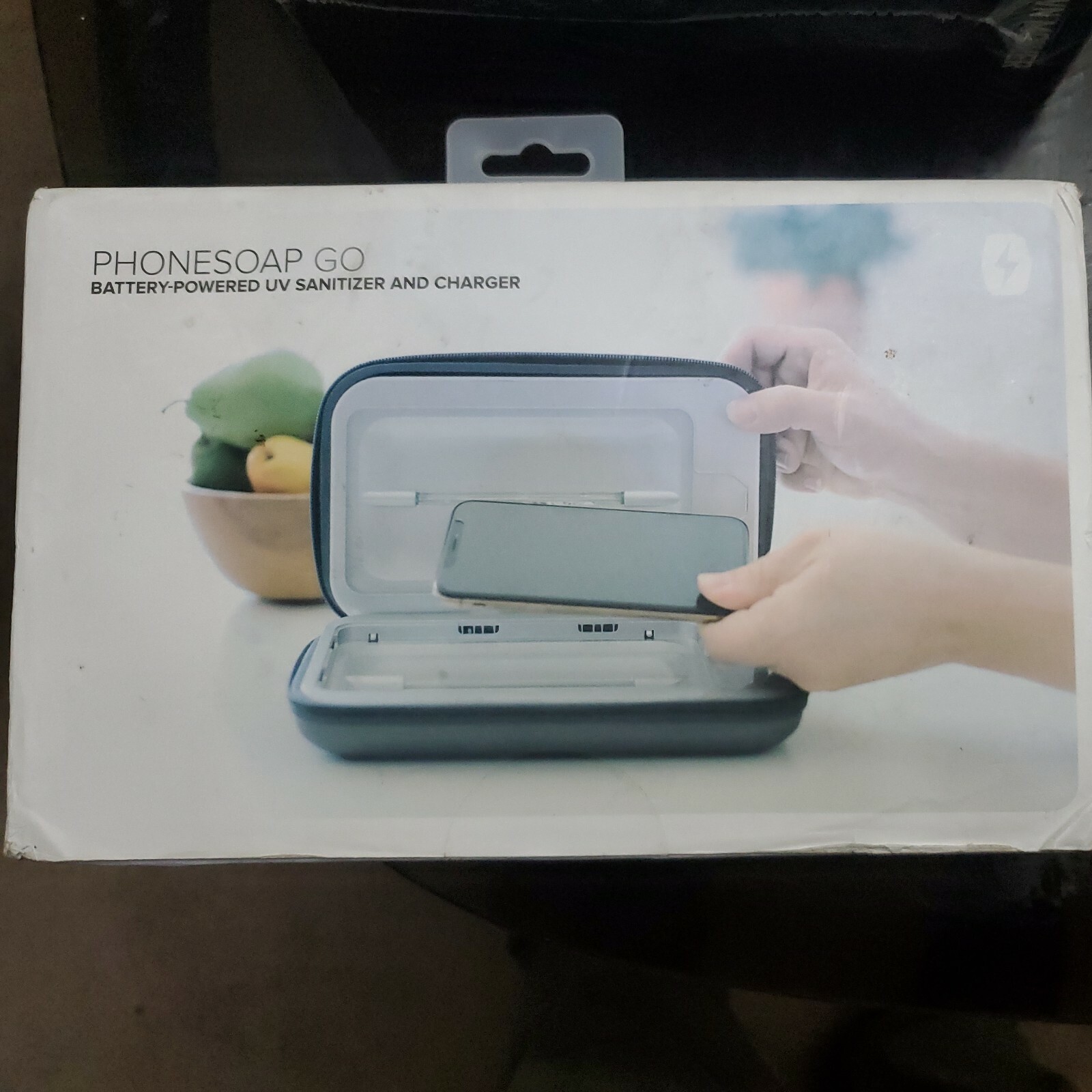 PhoneSoap Go Battery Powered Smartphone UV Sanitizer Portable Charger