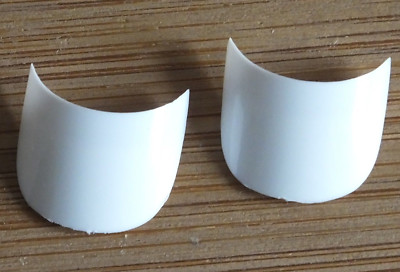 100 abgerundet Nagelspitzen French Nagel Tips weiß