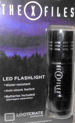 The X-Files 2015 LED FLASHLIGHT 3.5 inch LootCrate loot crate exclusive