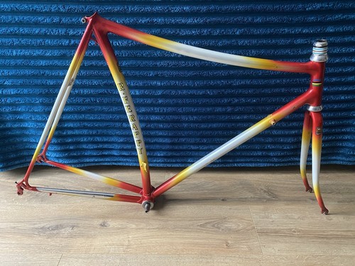 🇫🇷 R.Ferappy Steel Artisanal Frame Columbus Brazed Mecacycle Sablière Clerc - Imagen 2 de 12