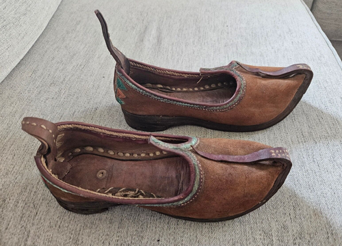 vintage Men's leather shoes Afghanistan 1961 - Picture 7 of 8