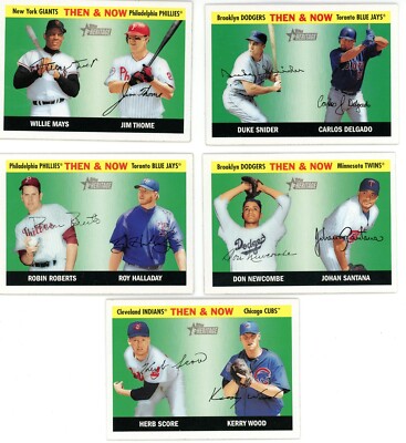 2004 Topps Heritage Baseball Then & Now Inserts YOU PICK *Finish Your Set*