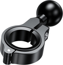 Handlebar Mount with 1'' Tpu Ball Compatible with Ram Mounts B Size Double Socke