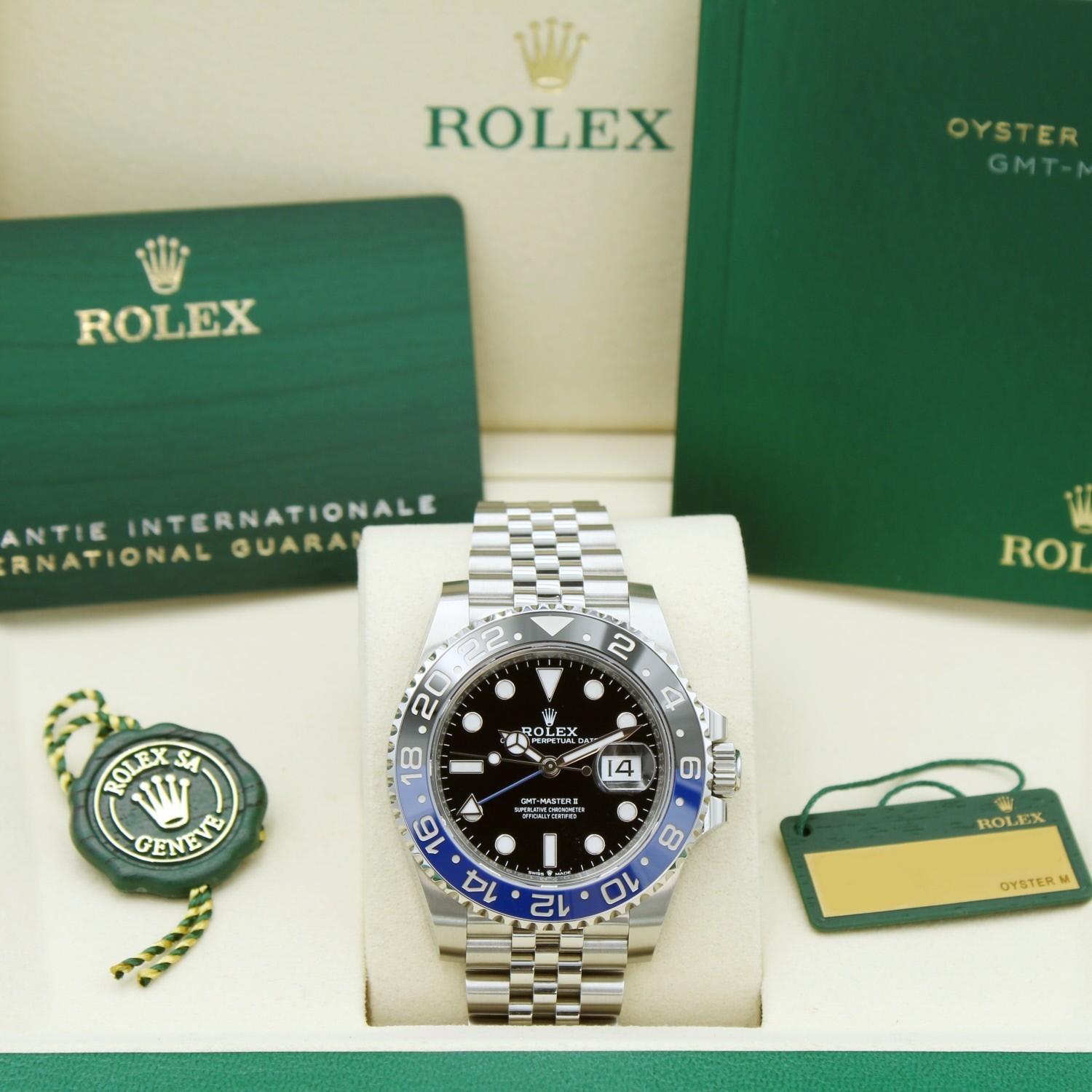 Rolex GMT Master II Batgirl 126710BLNR 40mm Black Dial Steel 2026 Box and Papers