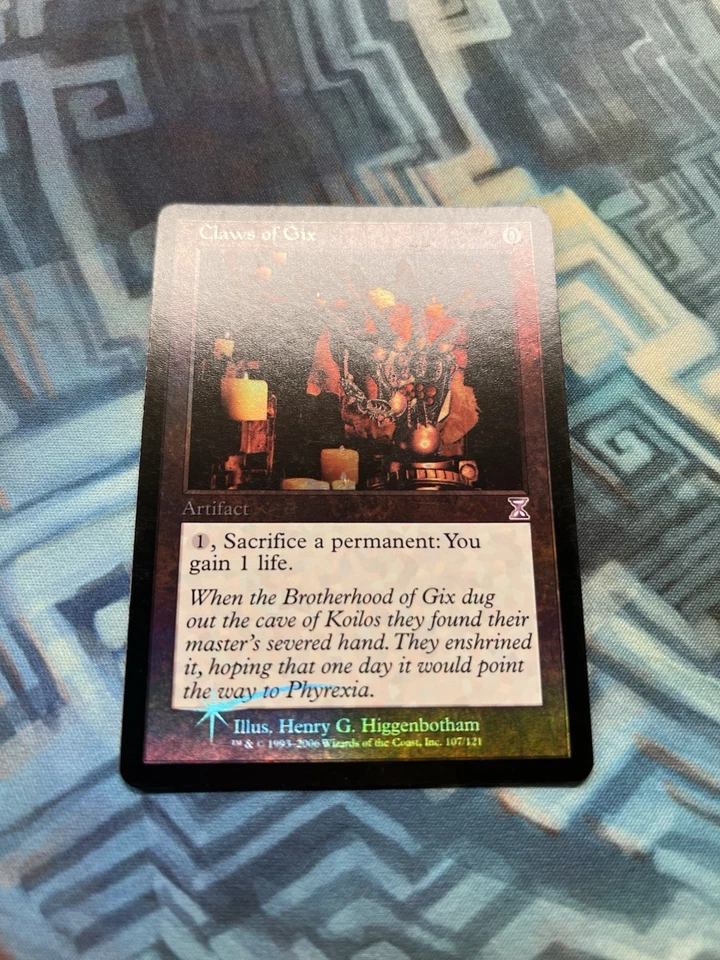 MTG Foil Claws of Gix EX/LP Timeshifted Time Spiral - Image 2 of 4