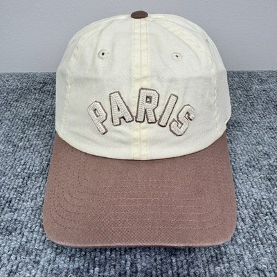 Paris City Hat American Needle Cream Brown Two Tone Arch Logo Snapback Cap