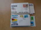 Malaysia & Singapore - 58 x first day covers, mostly 1960s. See pics below.