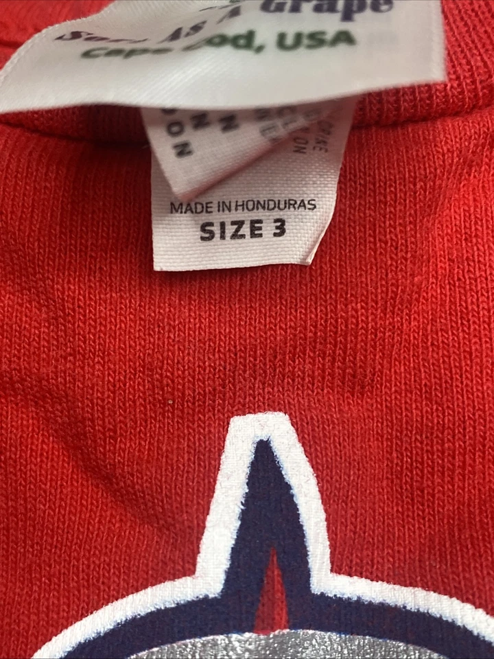 Los Angeles Anaheim Angels Youth Toddler Baseball T-Shirt Size 3 Soft As A Grape - Image 2 of 4