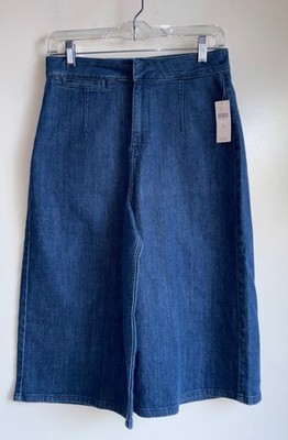 NWT PILCRO Wide Leg Culotte Gaucho Capri Jeans Size 26 High Rise