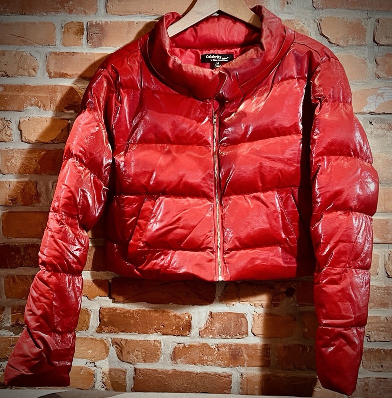 Girls Celebrity Fashion by Hera Collection Cropped Red Coat Size M