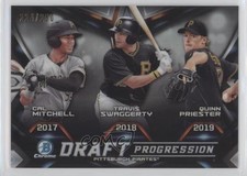 2019 Bowman Draft Chrome Progression Refractor Cal Mitchell Travis Swaggerty 0c6