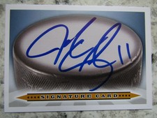 Manitoba Moose Jordan Schroeder Signed Autographed 2010 Signature Card Mint