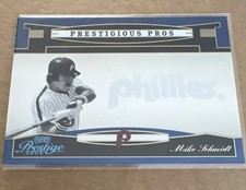 2005 Playoff Prestige - Prestigious Pros Mike Schmidt #PP-100 Blue /900