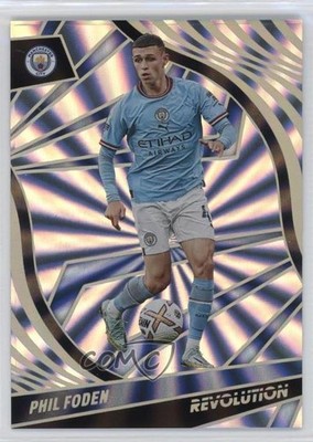 2022-23 Panini Revolution Premier League Sunburst 16/50 Phil Foden #170 0ex8