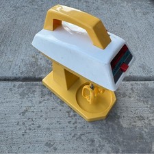 Vintage Super Mix Toy Mixer   Yellow  White Kitchen Toy   Untested
