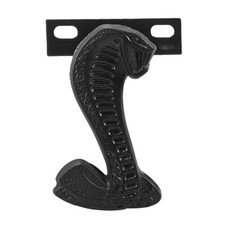 1994-2004 Mustang Cobra Two Tone Black Gloss Matte Grille Emblem W Bracket 1994-2004 Mustang Cobra Two Tone Black Gloss Matte Grille Emblem W Bracket