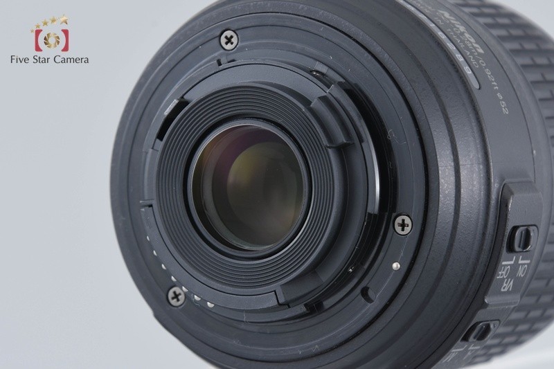 Nikon D5200 Black 24.1 MP Digital SLR Camera 18-55 55-200 Lenses [Very Good]