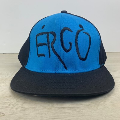 Fitted ERGO Hat Blue Hat Fitted Adult Size Medium Blue Hat Baseball Cap